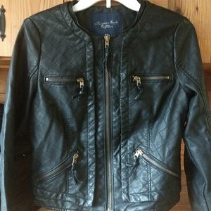 AE faux leather jacket S